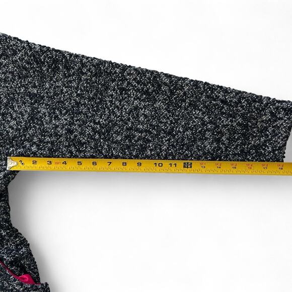 Torrid Women’s Textured Button Front Coat Black White Tweed Size 2 - Picture 4 of 7